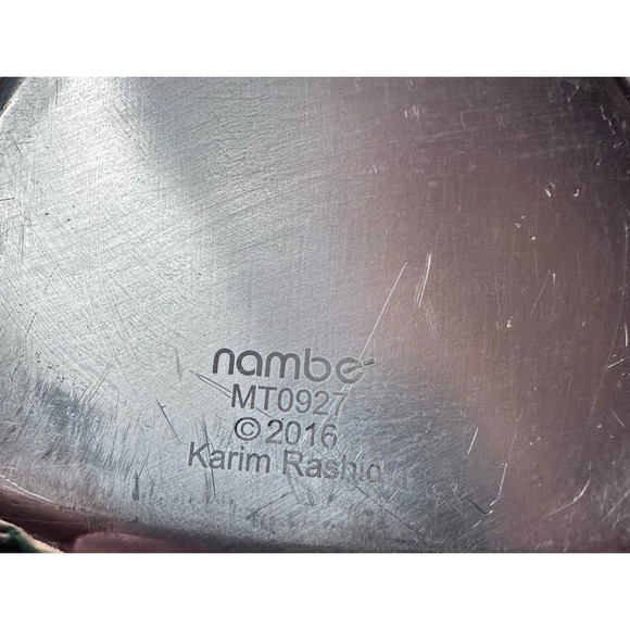 PreOwned Nambre MT0927 Karim Rashid 2016 SixtyFive Tri Bowl Medium 11” - Picture 3 of 4